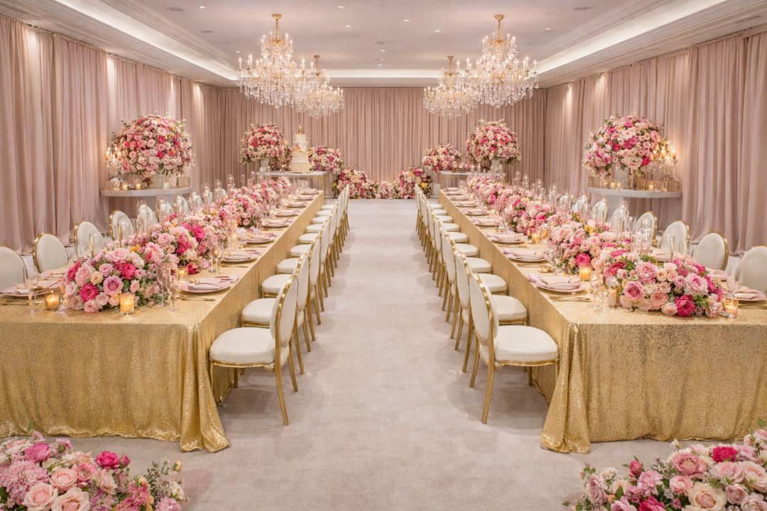 Décoration de mariage élégante